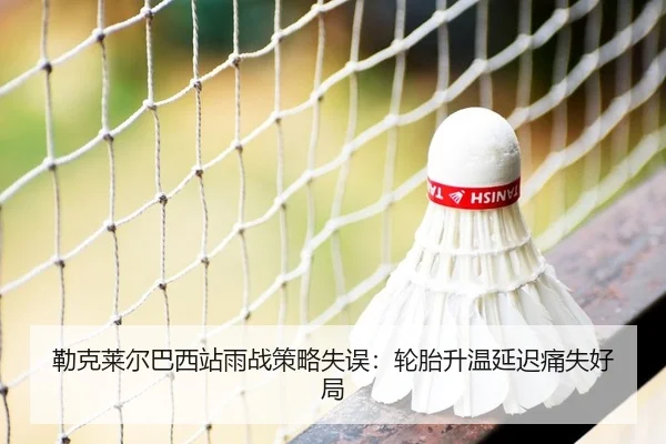 勒克莱尔巴西站雨战策略失误：轮胎升温延迟痛失好局